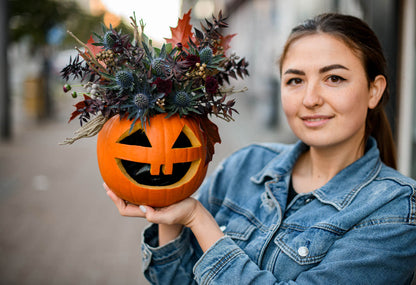 Halloween Pumpkin Flower Arranging Class