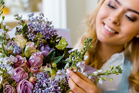 Purple Palette Flower Arranging Class
