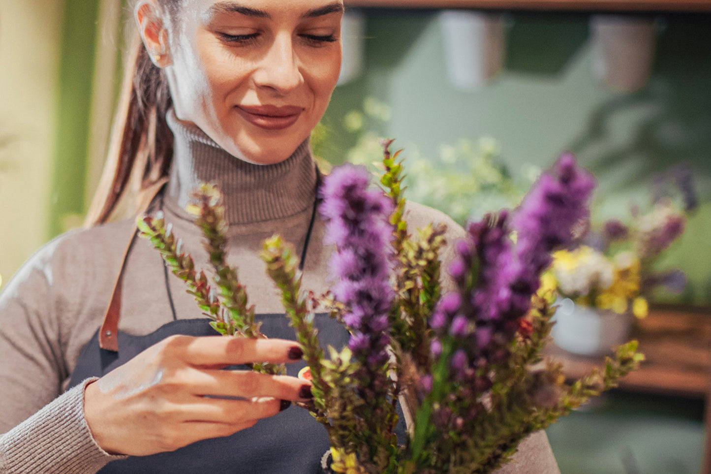 Purple Palette Flower Arranging Class